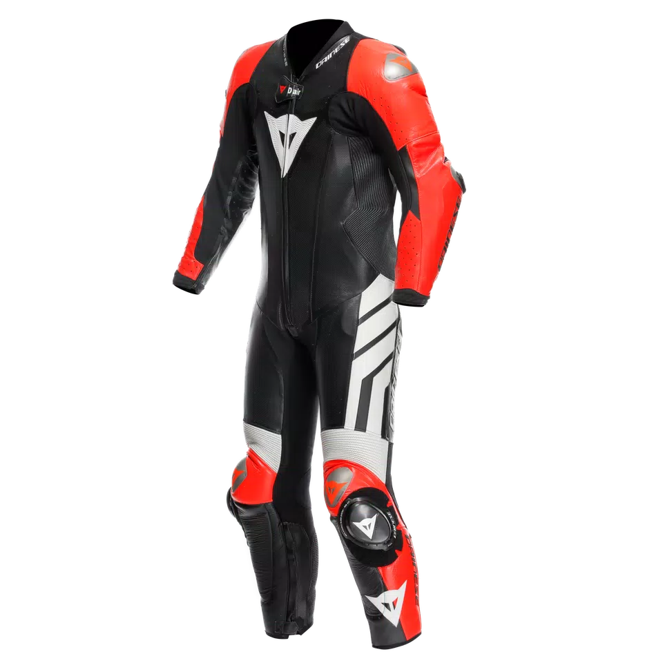 MUGELLO 3 D-AIR® - MEN'S 1-PIECE MOTORCYCLE PERFORATED LEATHER SUIT WITH AIRBAG - DAINESE