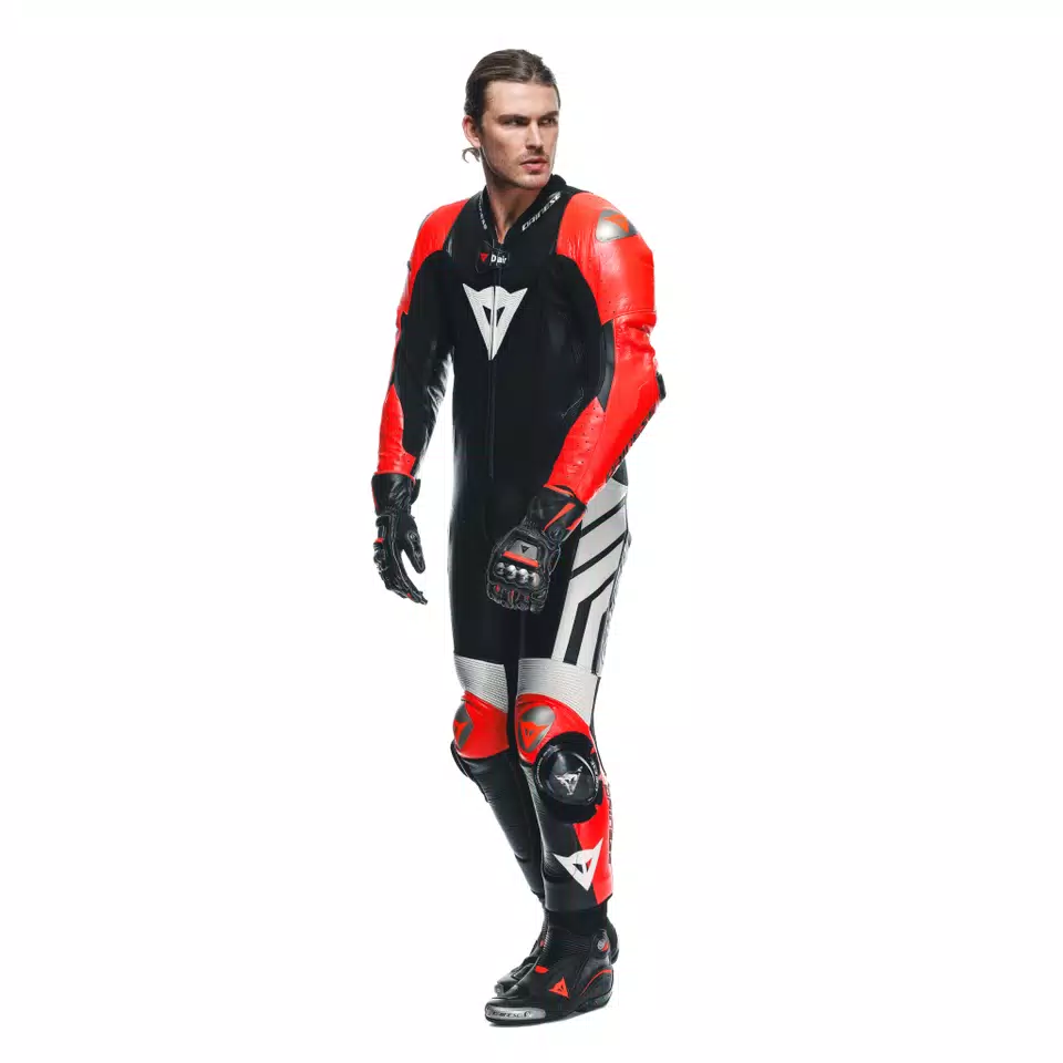 MUGELLO 3 D-AIR® - MEN'S 1-PIECE MOTORCYCLE PERFORATED LEATHER SUIT WITH AIRBAG - DAINESE