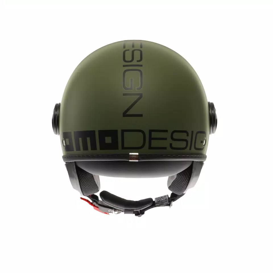 MOMODESIGN FGTR CLASSIC MATT MILITARY GREEN / BLACK - JET HELMET WITH VISOR E2206 - DAINESE