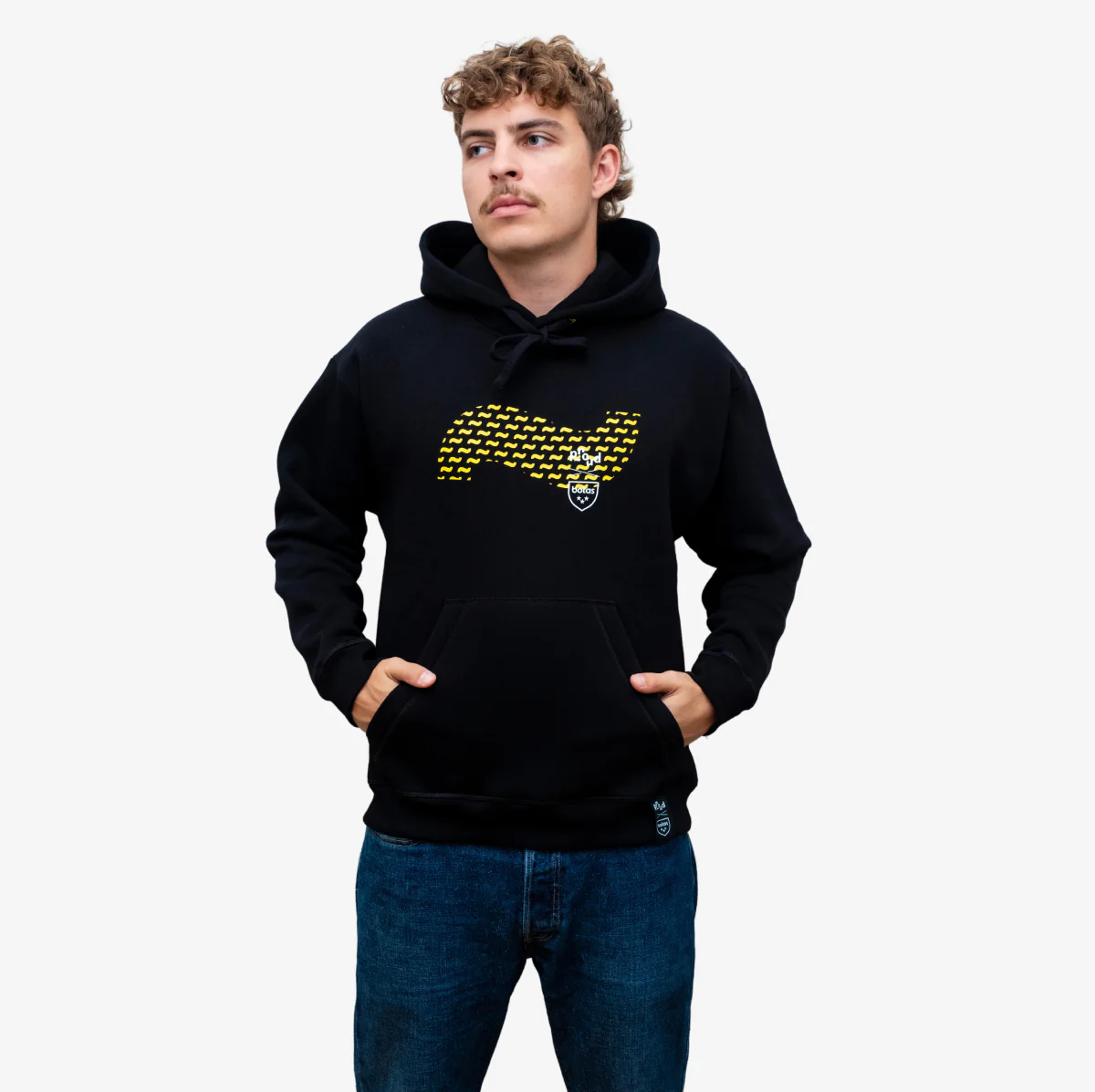 Botas x Current Sweatshirt Hoodie Black