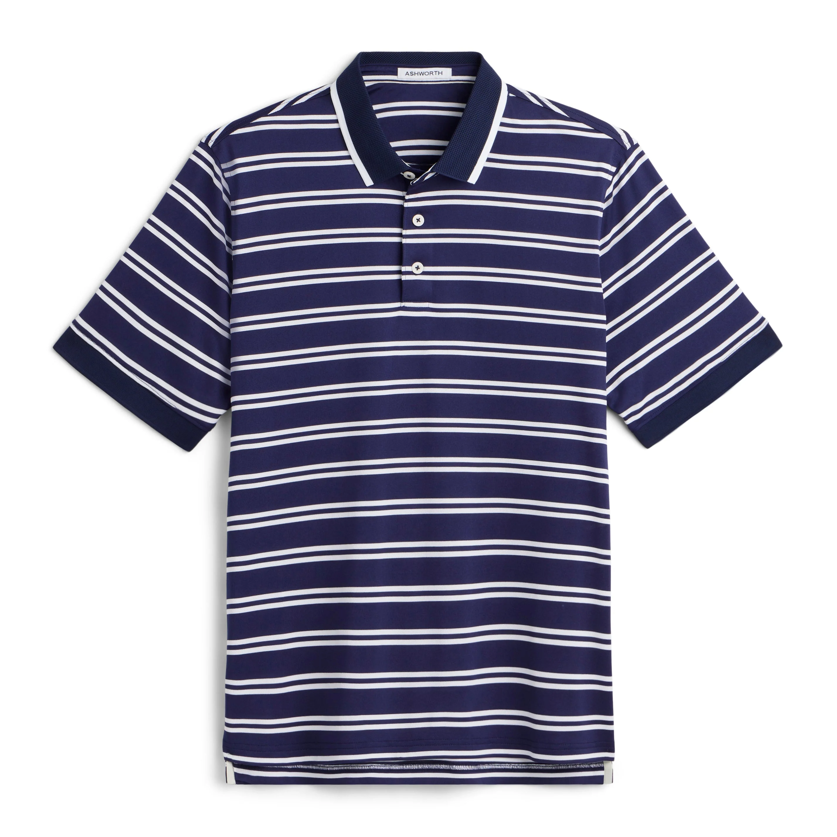 Mesh Double Stripe Polo