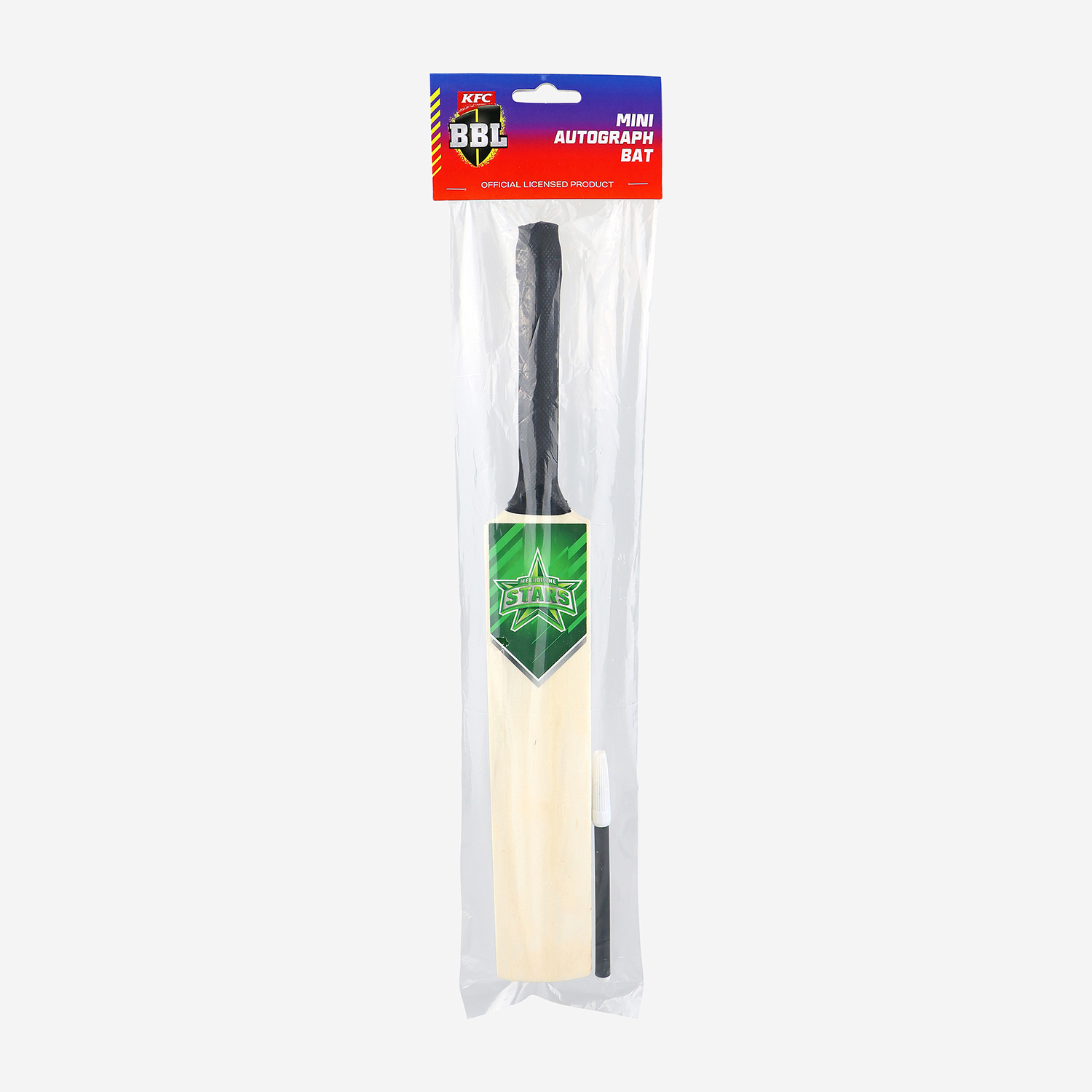 Melbourne Stars Mini Autograph Bat w/marker