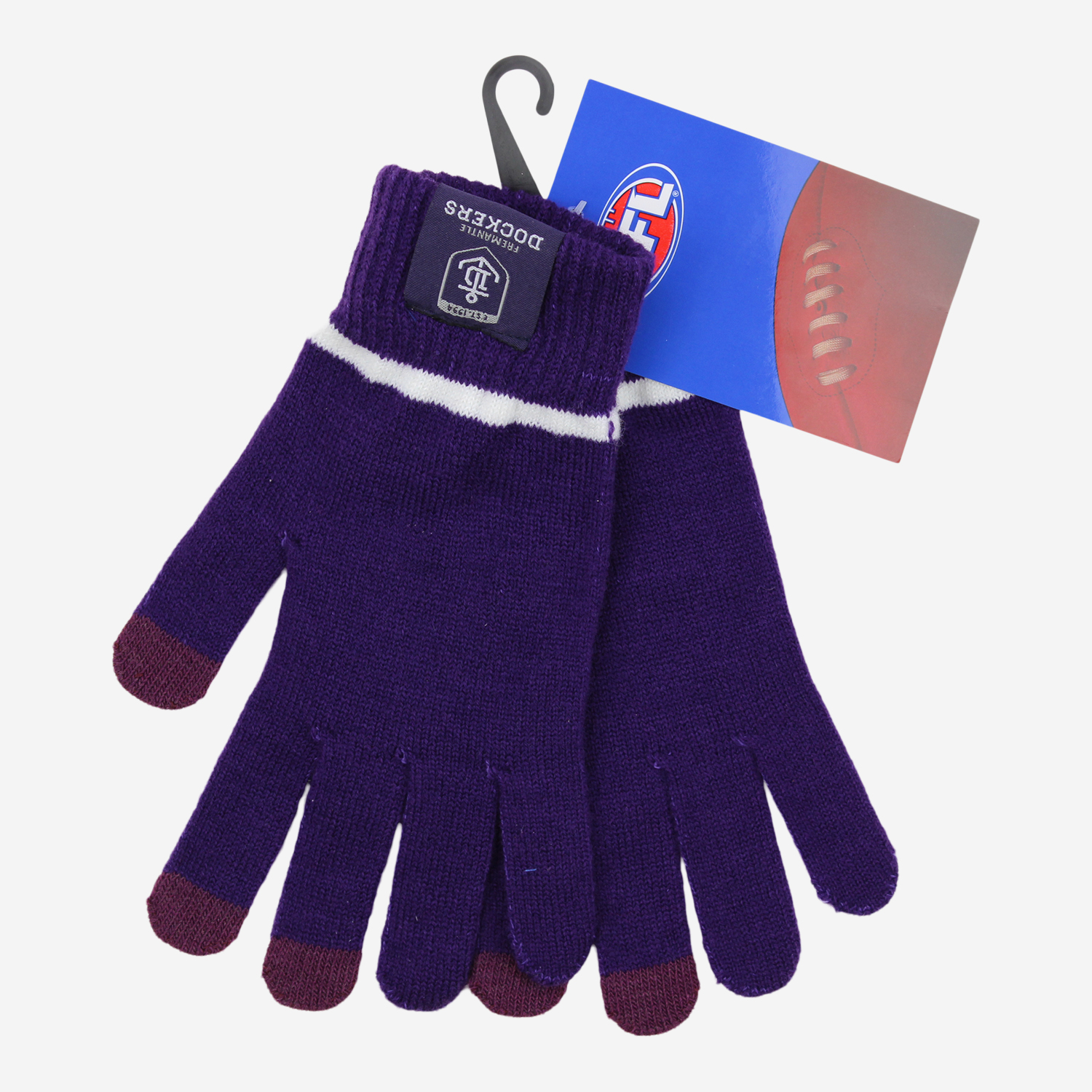 FREMANTLE DOCKERS AFL TOUCHSCREEN GLOVES