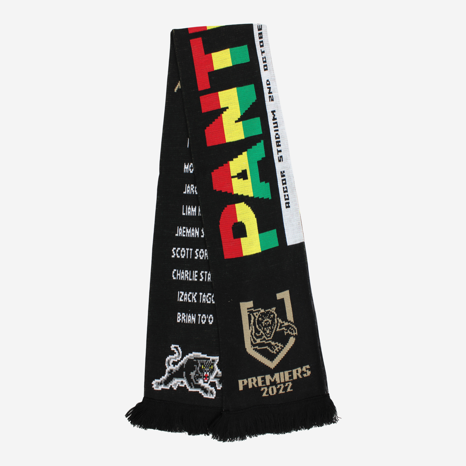 PENRITH PANTHERS 2022 PREMIERSHIP SCARF