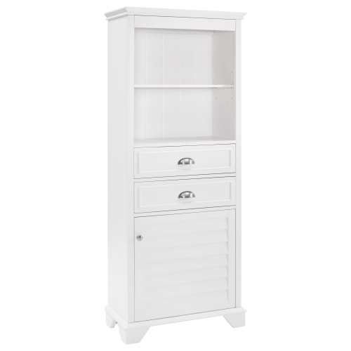 Crosley Lydia Tall Bathroom Cabinet