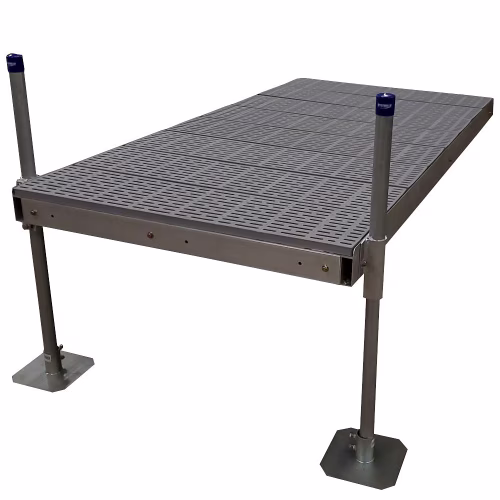Patriot Docks Low-Profile Stationary Dock with Poly Decking