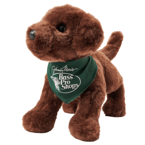 Bass Pro Shops Chocolate Lab with Logo Plush Stuffed Toy