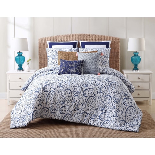 Oceanfront Resort Indienne Paisley Duvet Cover Set