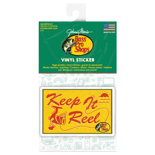 Bass Pro Shops Keep It Reel Sticker