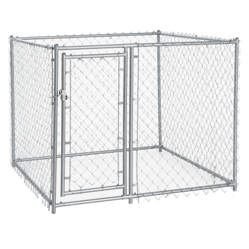 Lucky Dog Galvanized Chain Link Kennel