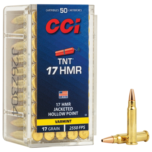 CCI TNT .17 HMR 17 Grain Rimfire Ammo