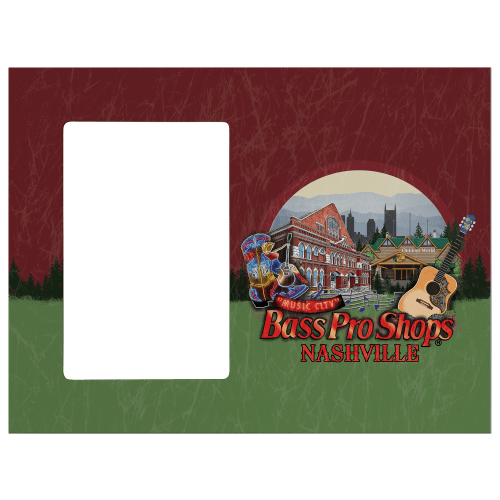 Bass Pro Shops Nashville Music City Wood Picture Frame