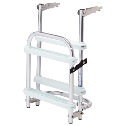 JIF Marine 4-Step Aluminum Folding Ladder