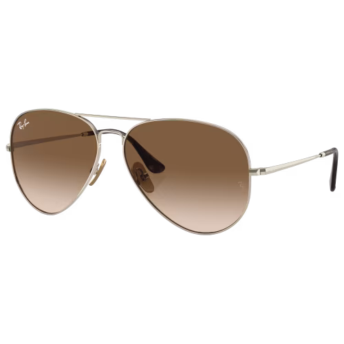 Ray-Ban Aviator Titanium RB8089 Gradient Glass Sunglasses