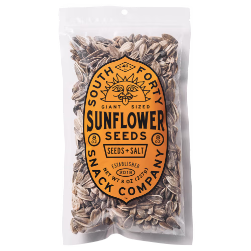 South 40 Snacks Giant-Sized Salted Sunflower Seeds