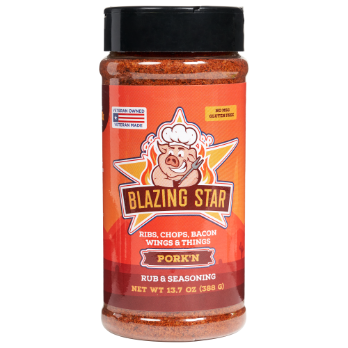Blazing Star BBQ Pork'n Rub and Seasoning