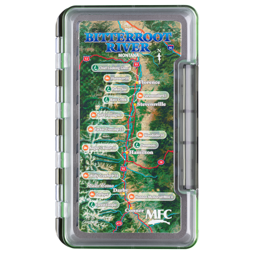 Montana Fly Company Waterproof River Map Fly Box