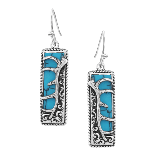 Montana Silversmiths Hunter's Horizon Turquoise Earrings