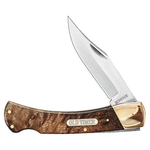 Old Timer Golden Bear Desert Iron Wood Folding Knife