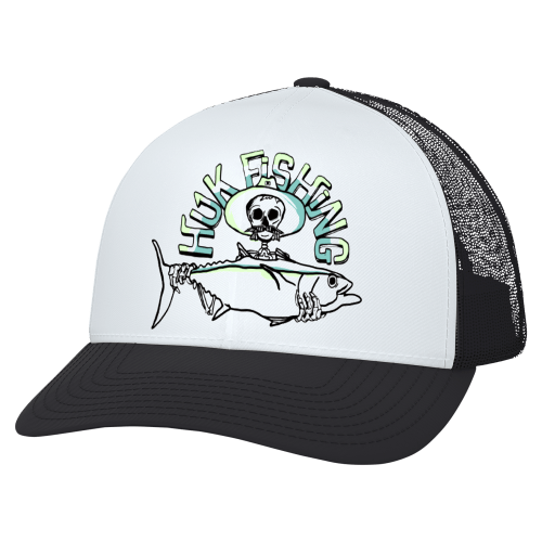 Huk Tuna Skull Foam Trucker Cap