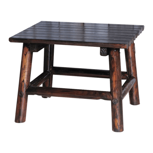 Leigh Country Char-Log End Table