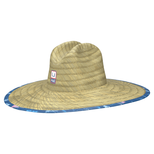 Huk Fish and Flag Straw Hat for Kids