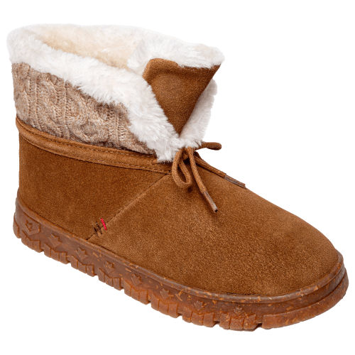 Minnetonka Norean Sweater-Knit Slippers for Ladies