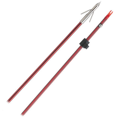 Cajun Archery Fiberglass Arrow with Piranha Point