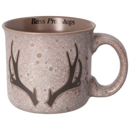 Bass Pro Shops Antler Granite Stoneware Mug