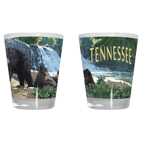 Lantern Press Tennessee Bear Falls 2 oz. Shot Glass