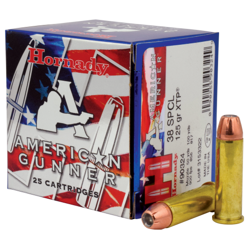 Hornady American Gunner .38 Spl 125 Grain Handgun Ammo