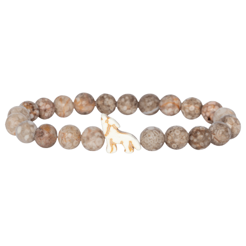fahlo Scout Track-A-Wolf Moon Bracelet
