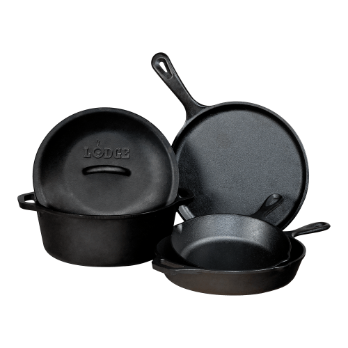 Lodge Logic 5-Piece Cast Iron Cookware Set
