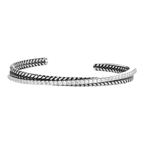 Montana Silversmiths Crystal Crossover Bracelet
