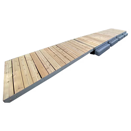 Patriot Docks Premium Floating Dock with Cedar Decking