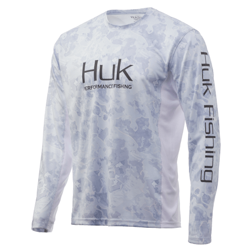 Huk Icon X Camo Fishing Long-Sleeve Shirt for Men