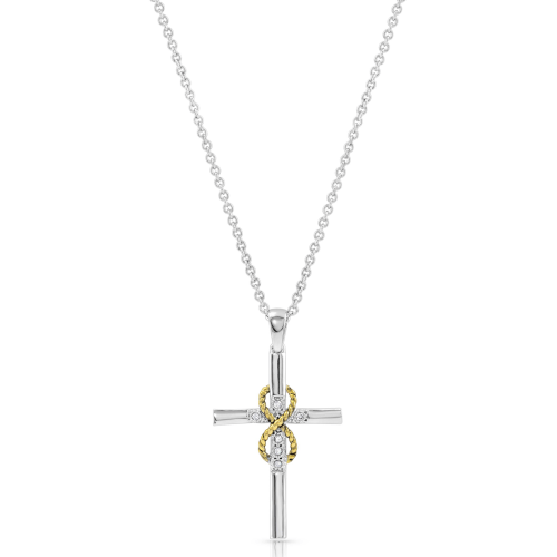 Montana Silversmiths Eternal Faith Cross Necklace