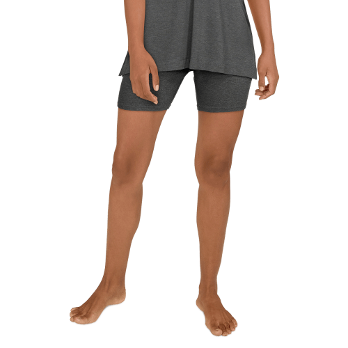 Natural Reflections Ribbed Bike Shorts for Ladies