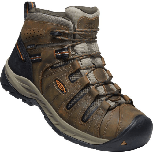 KEEN Utility Mid Flint II Waterproof Soft Toe Work Boots for Men