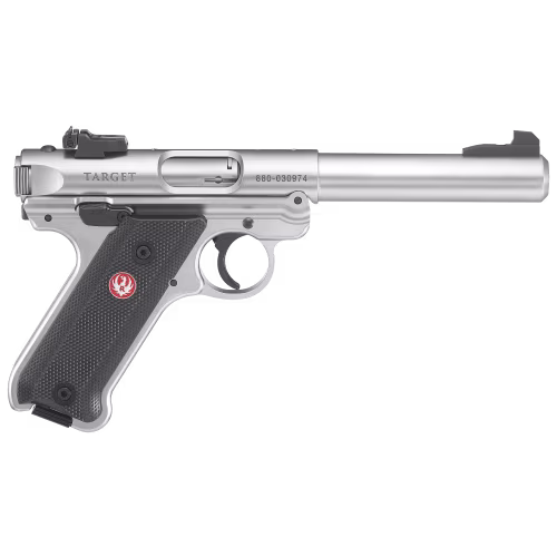 Ruger Mark IV Target Stainless Steel Semi-Auto Rimfire Pistol