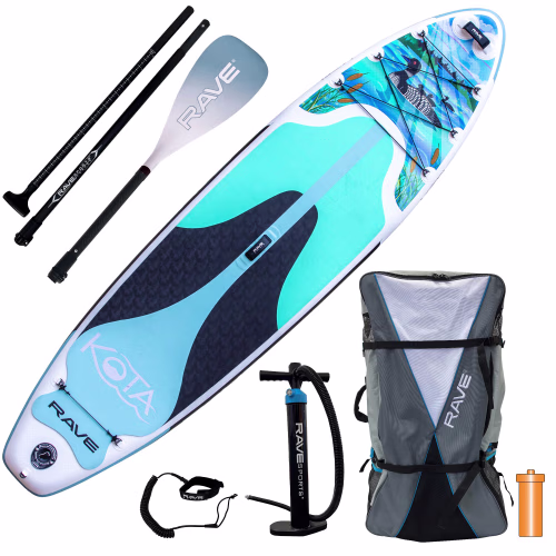 RAVE Sports KOTA Loon Inflatable Stand-Up Paddleboard Package