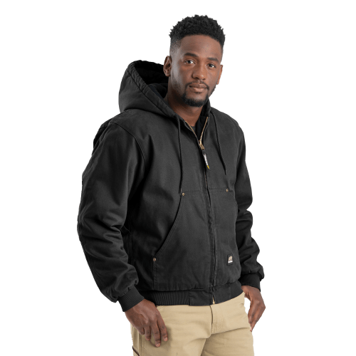 Berne Heartland Washed Hooded Jacket for Men