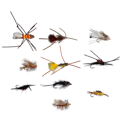 Perfect Hatch Premium 10-Pack Stonefly Fly Assortment