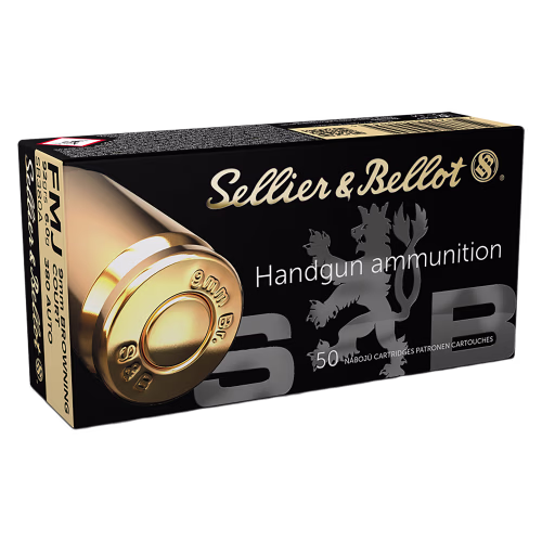 Sellier & Bellot .380 ACP 92 Grain FMJ Handgun Ammo
