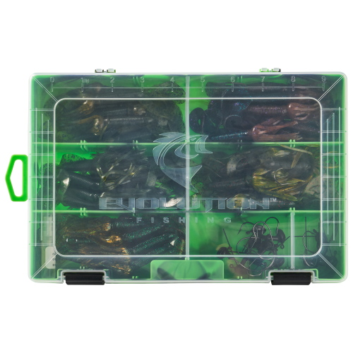Chompers 67-Piece Skirted Twin Tail Grub Kit