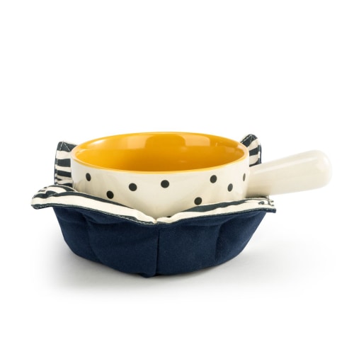 DEMDACO Happy Soup Crock & Bowl Cozy