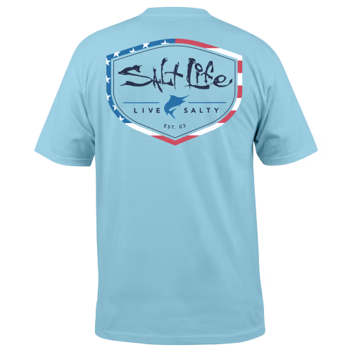 Salt Life Amerishield Short-Sleeve Pocket T-Shirt for Men