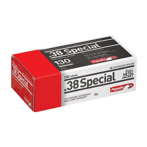 Aguila .38 Special 130 Grain FMJ Handgun Ammo