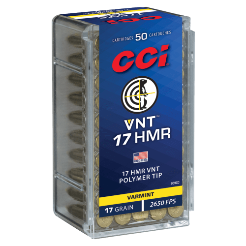 CCI Varmint VNT .17 HMR 17 Grain Rimfire Ammo