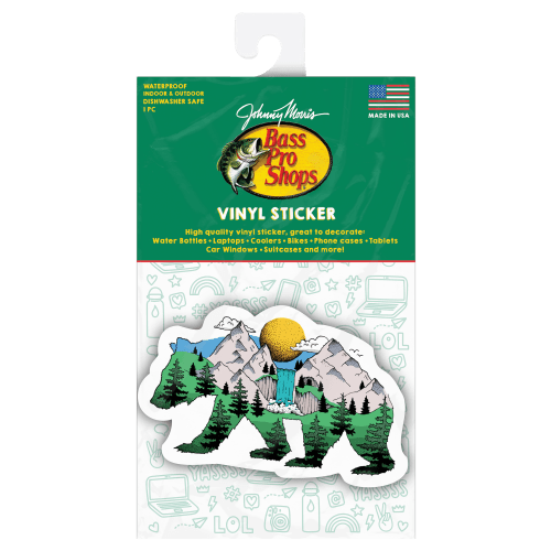 Bass Pro Shops Bear Nature Sticker
